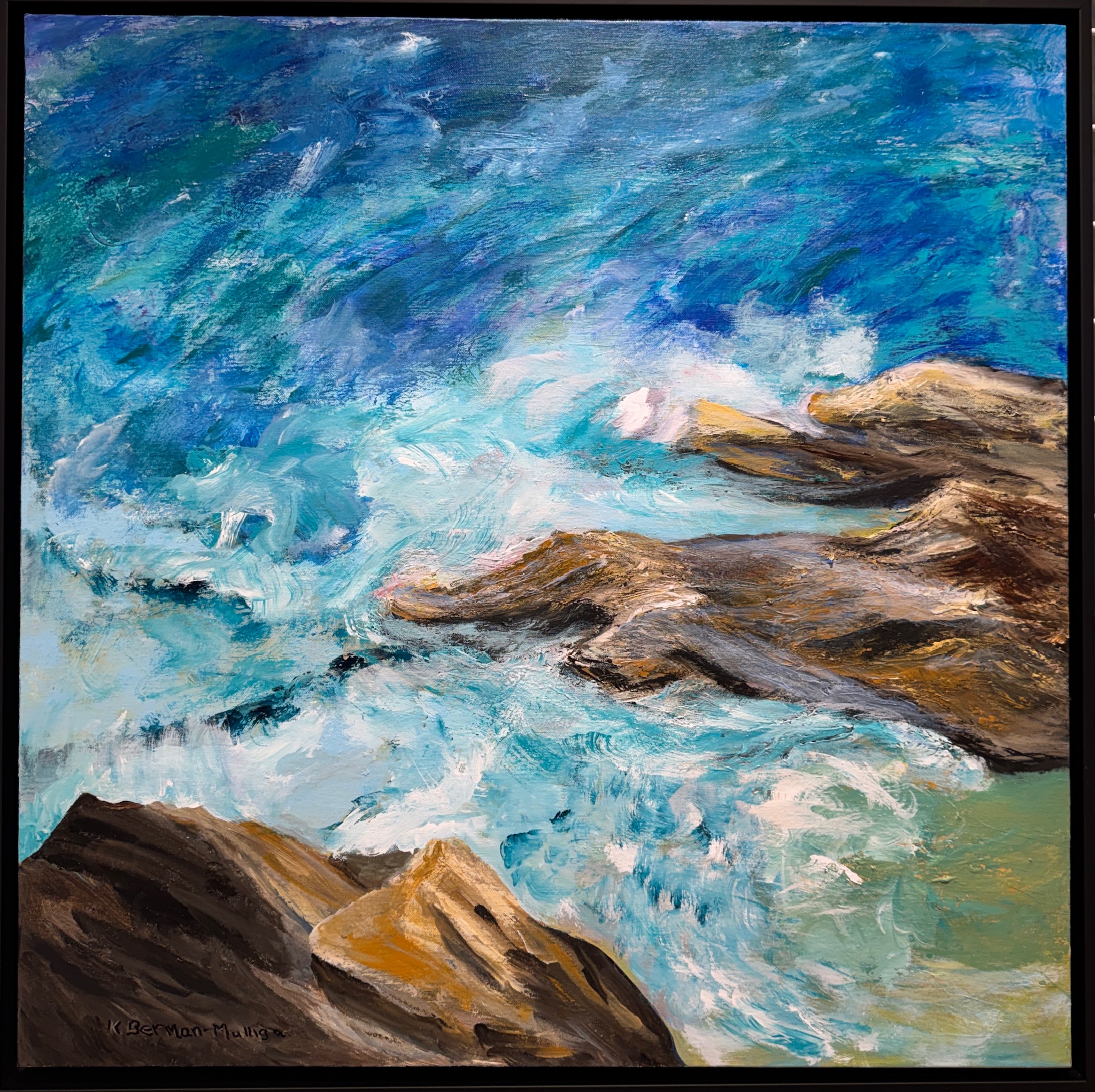 acrylic painting on canvas